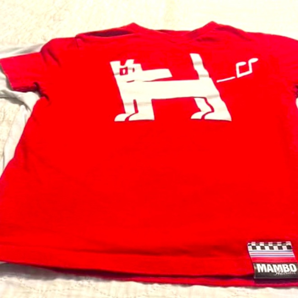 Mambo Kids Red Graphic T-Shirt